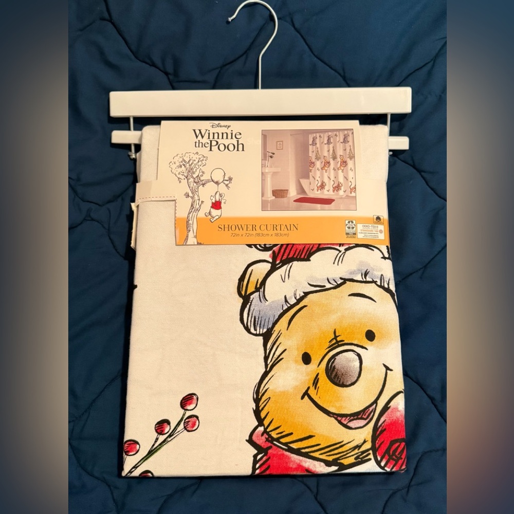 Disney Winnie the Pooh and Piglet Shower Curtain - 72”x72”
